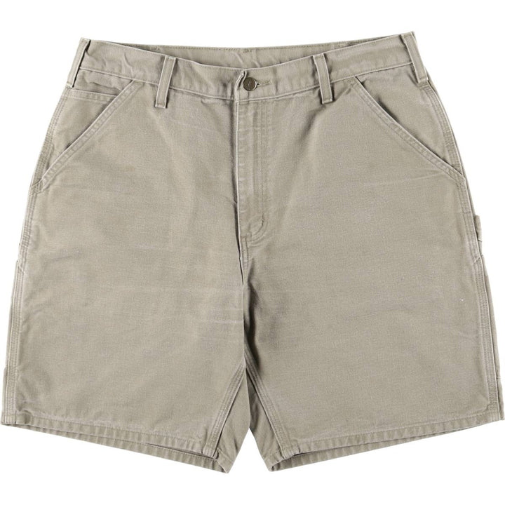 Carhartt Duck Painter Shorts, Shorts, Men's, W35 equivalent cotton Khaki type beige Vintage Second Hand
