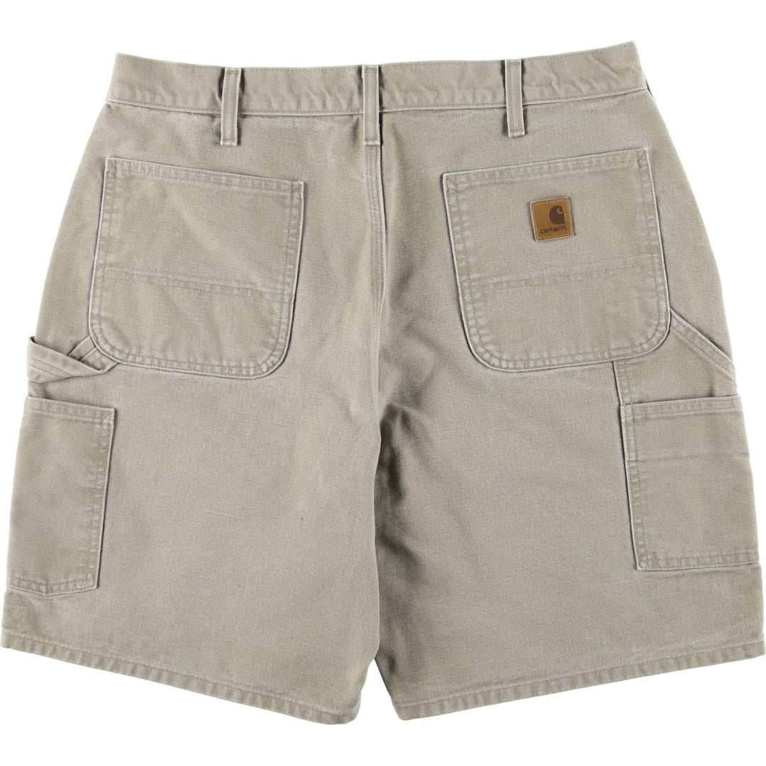 Carhartt Duck Painter Shorts, Shorts, Men's, W35 equivalent cotton Khaki type beige Vintage Second Hand