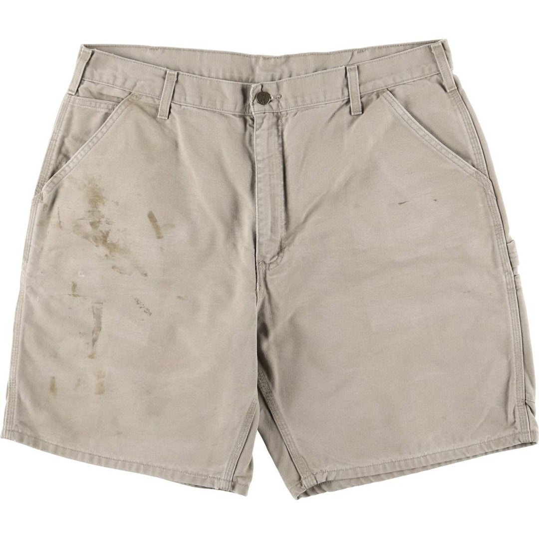 Carhartt Duck Painter Shorts, Shorts, Men's, W38 equivalent cotton Beige type Vintage Second Hand