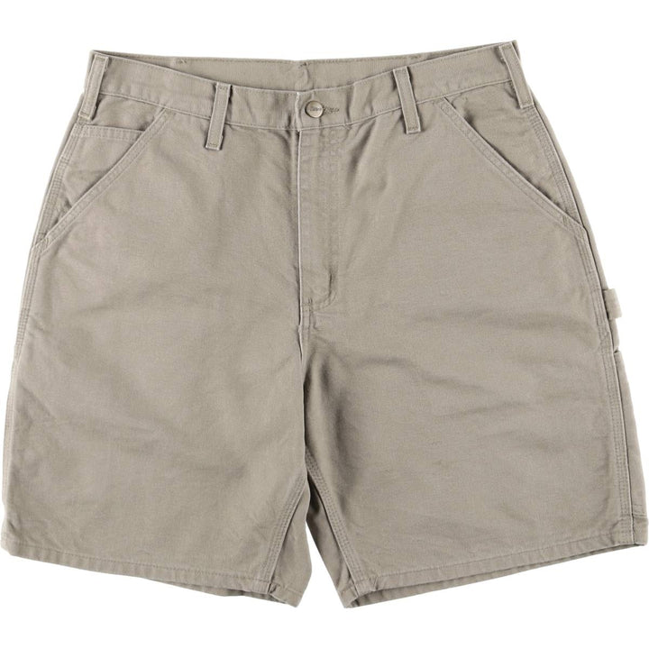 Carhartt Duck Painter Shorts, Shorts, Men's, W34 equivalent cotton Beige type Vintage Second Hand