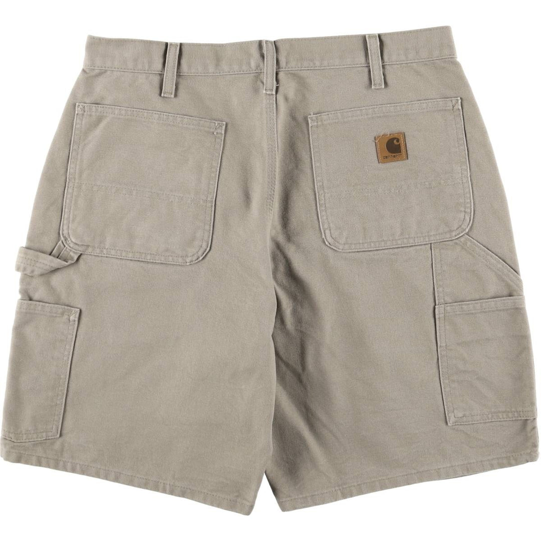 Carhartt Duck Painter Shorts, Shorts, Men's, W34 equivalent cotton Beige type Vintage Second Hand