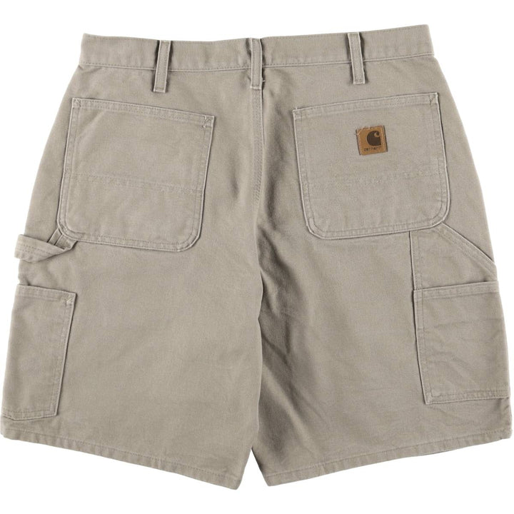 Carhartt Duck Painter Shorts, Shorts, Men's, W34 equivalent cotton Beige type Vintage Second Hand
