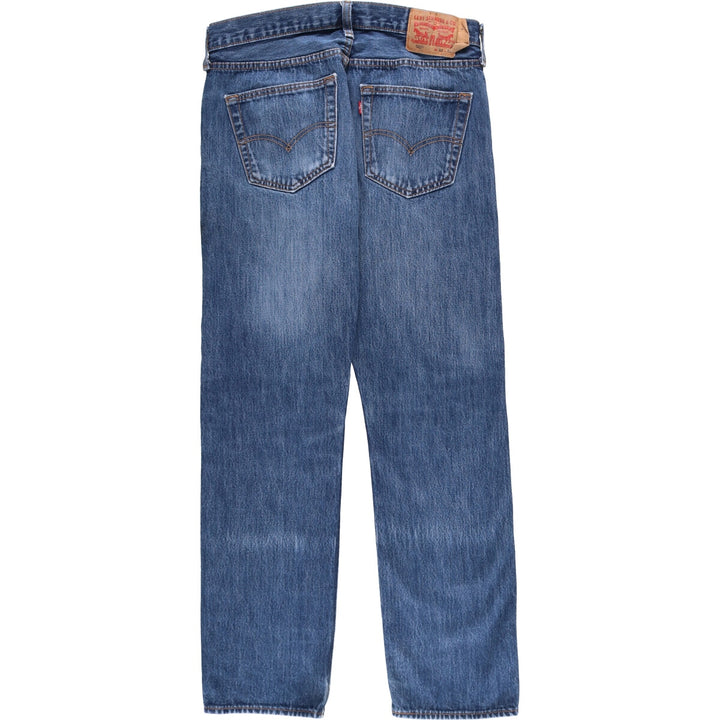 Levi's 501 straight denim pants for men, size W32 cotton blue type Vintage Second Hand