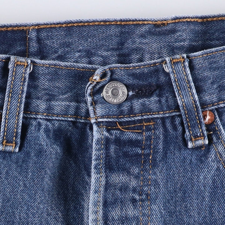 Levi's 501 straight denim pants for men, size W32 cotton blue type Vintage Second Hand