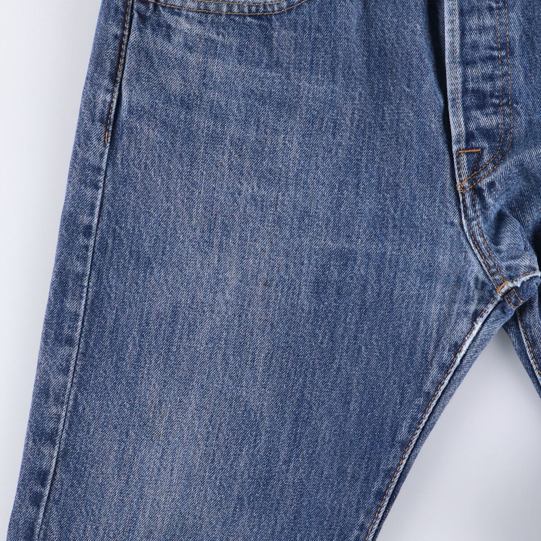 Levi's 501 straight denim pants for men, size W32 cotton blue type Vintage Second Hand