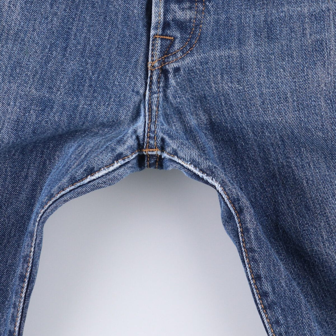 Levi's 501 straight denim pants for men, size W32 cotton blue type Vintage Second Hand