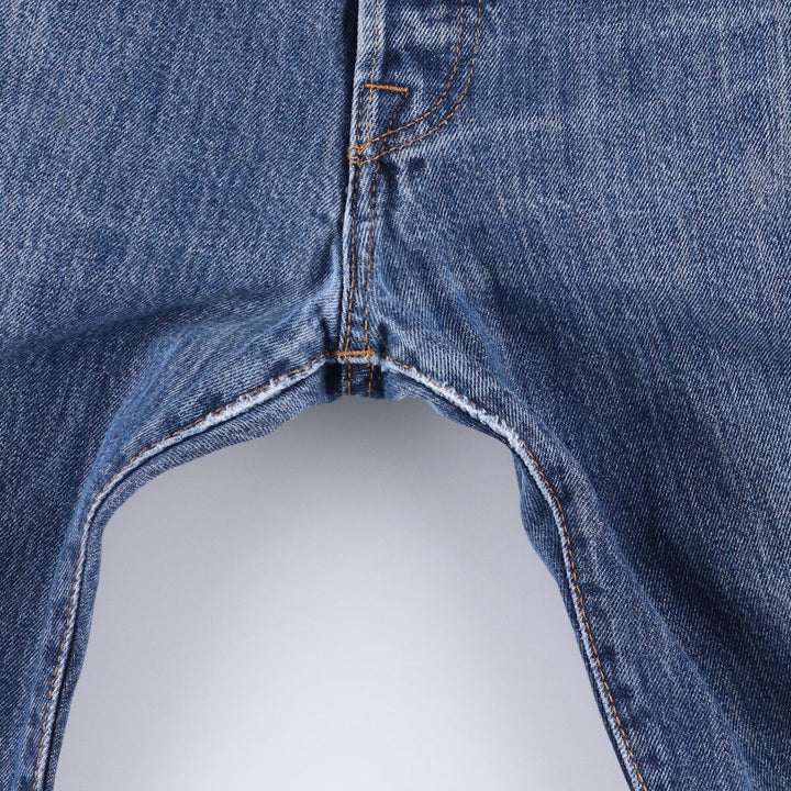 Levi's 501 straight denim pants for men, size W32 cotton blue type Vintage Second Hand