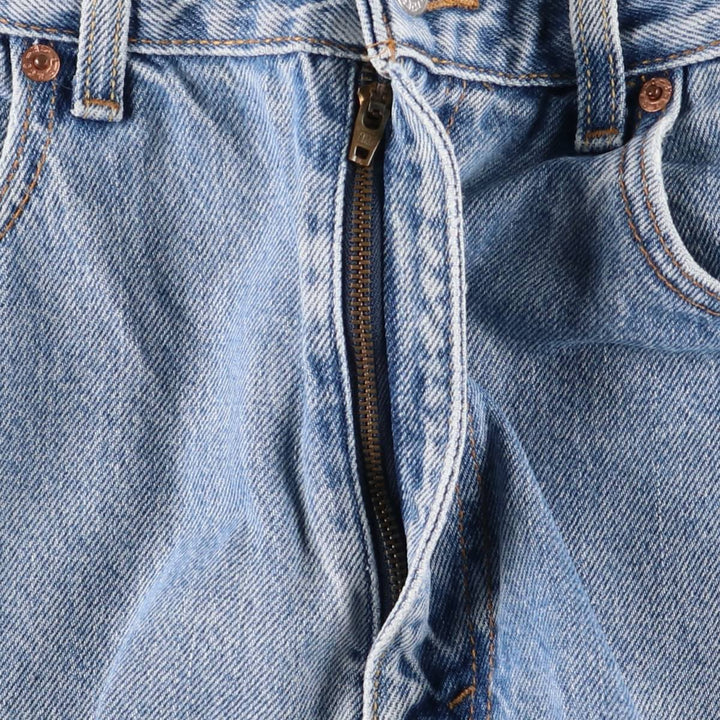 00'S Levi's 505 REGULAR FIT tapered denim pants for men, size w33 cotton blue type Vintage Second Hand