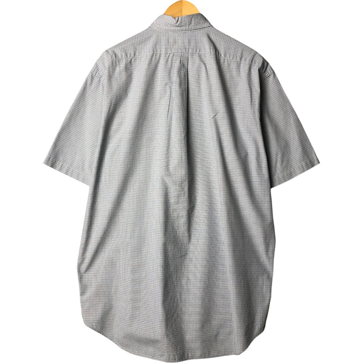 Ralph Lauren RALPH LAUREN GOLF TILDEN short sleeve button down check shirt men's size L cotton white type Vintage Second Hand