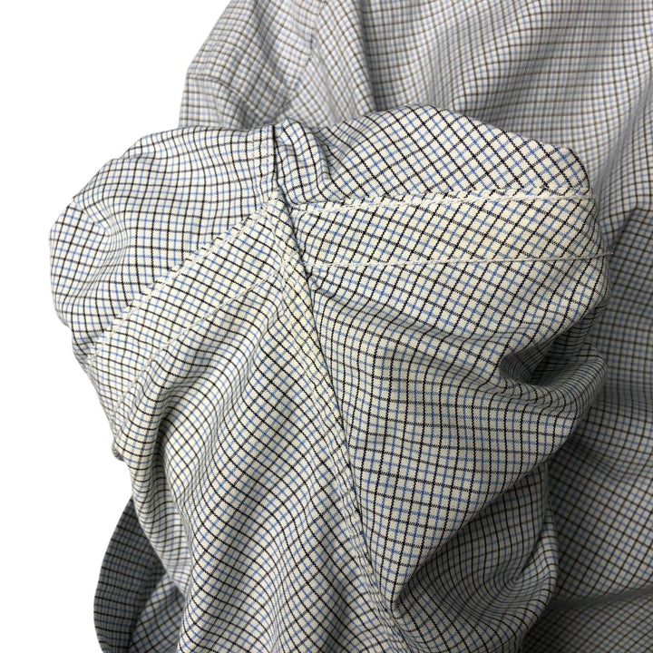 Ralph Lauren RALPH LAUREN GOLF TILDEN short sleeve button down check shirt men's size L cotton white type Vintage Second Hand