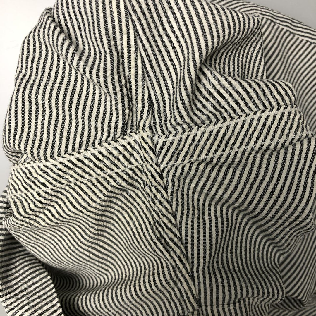 Ralph Lauren Seersucker Short Sleeve Button-Down Striped Shirt Men's XL cotton white type Vintage Second Hand