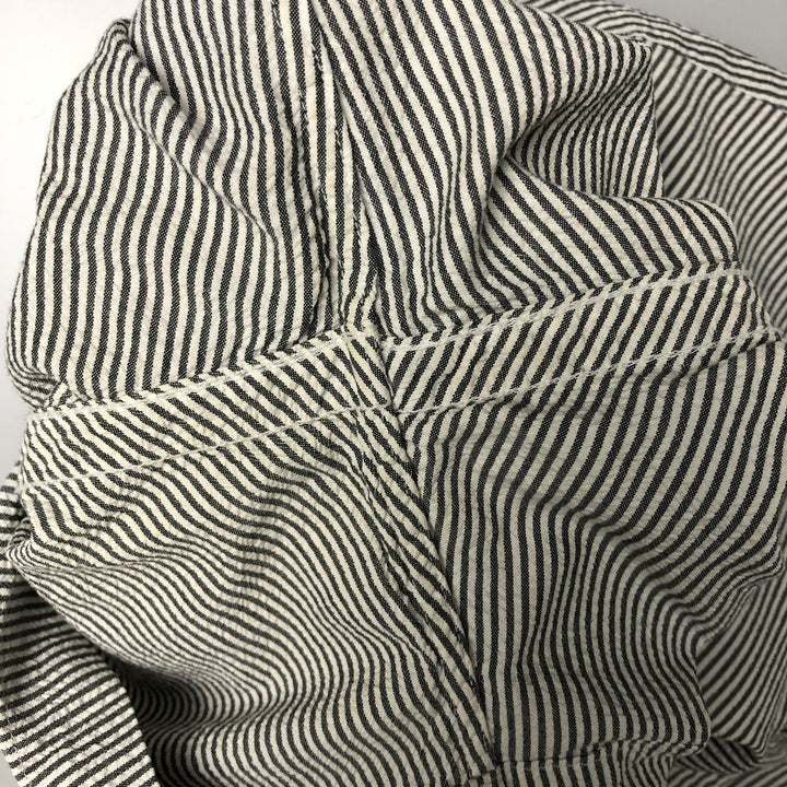 Ralph Lauren Seersucker Short Sleeve Button-Down Striped Shirt Men's XL cotton white type Vintage Second Hand