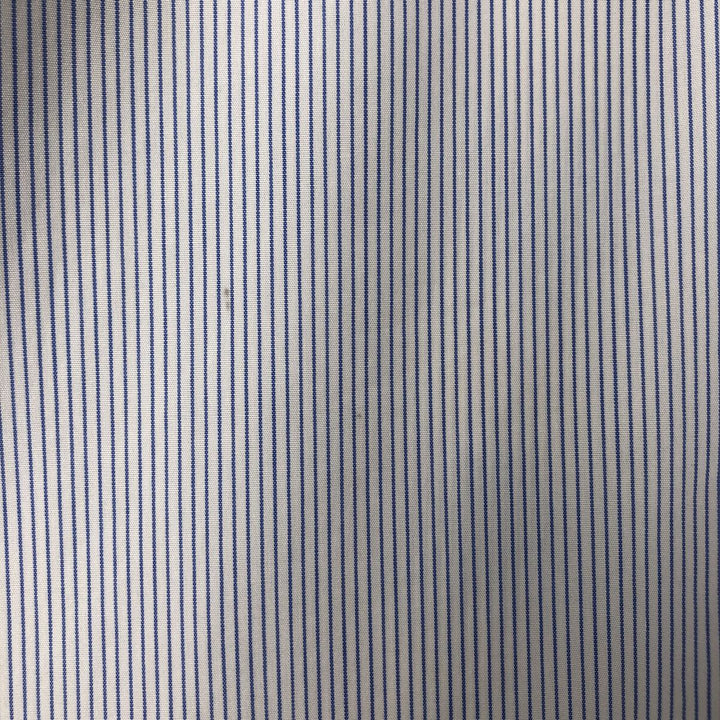 Brooks Brothers Est.1818 Short Sleeve Button-Down Striped Shirt, Men's Size L cotton blue type Vintage Second Hand