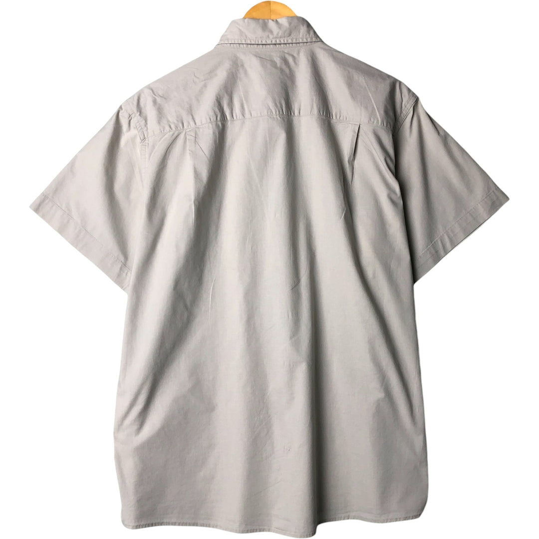 Carhartt short sleeve work shirt, men's XL size cotton Beige type Vintage Second Hand
