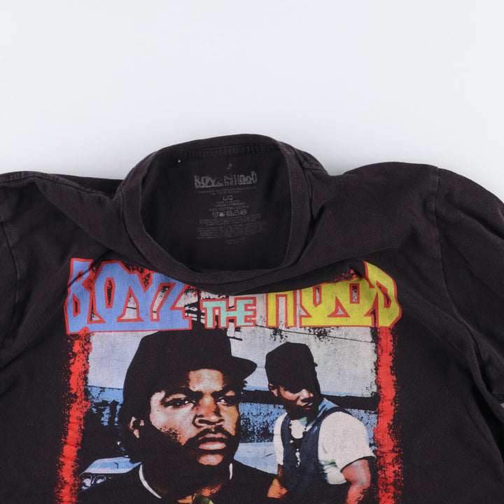 BOYZ N THE HOOD Boyz n the Hood Movie Long Sleeve T-Shirt, Men's Size L cotton black type Vintage Second Hand