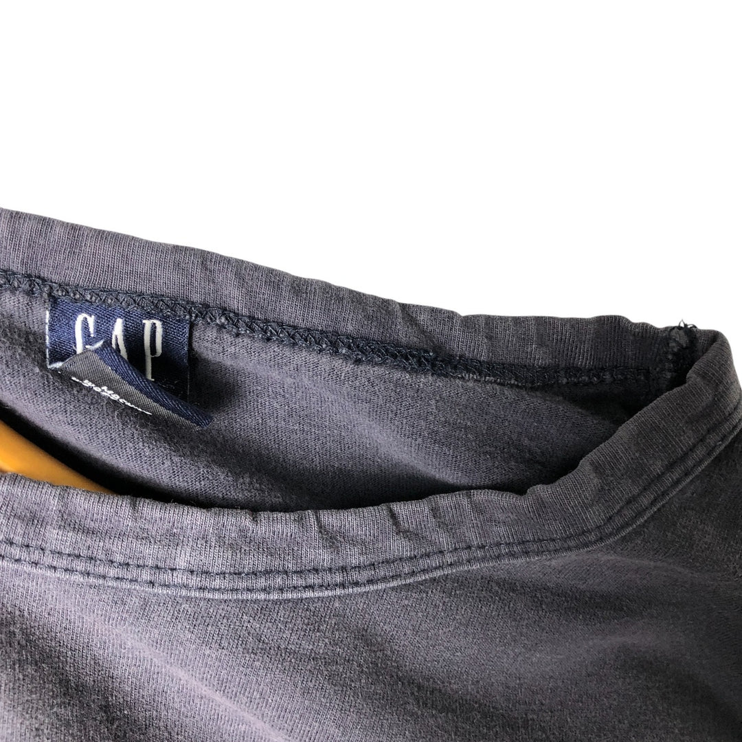 GAP Men's Long Sleeve T-Shirt, Size XXL cotton navy blue type Vintage Second Hand