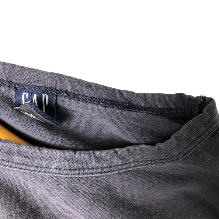 GAP Men's Long Sleeve T-Shirt, Size XXL cotton navy blue type Vintage Second Hand
