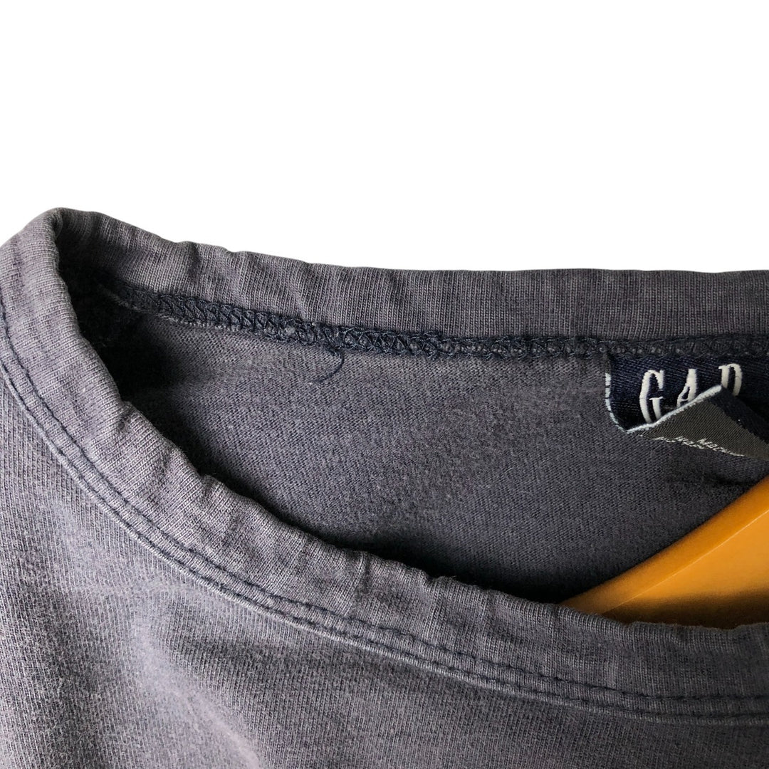 GAP Men's Long Sleeve T-Shirt, Size XXL cotton navy blue type Vintage Second Hand