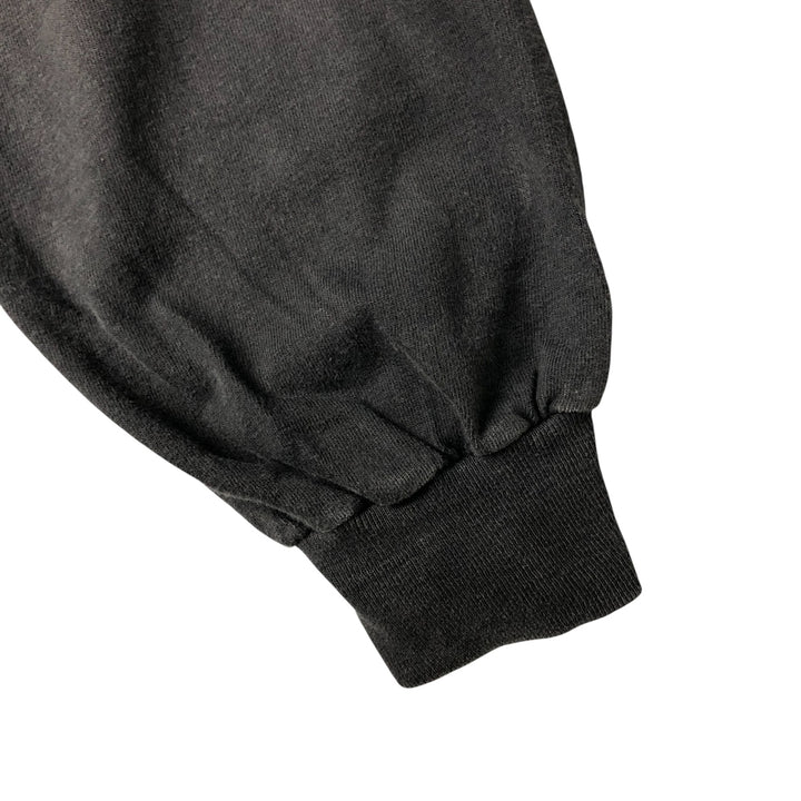 00'S Hanes Long Sleeve T-Shirt, Men's XL cotton black type Vintage Second Hand