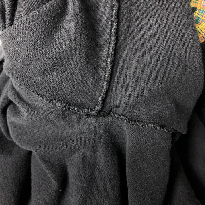 00'S Hanes Long Sleeve T-Shirt, Men's XL cotton black type Vintage Second Hand