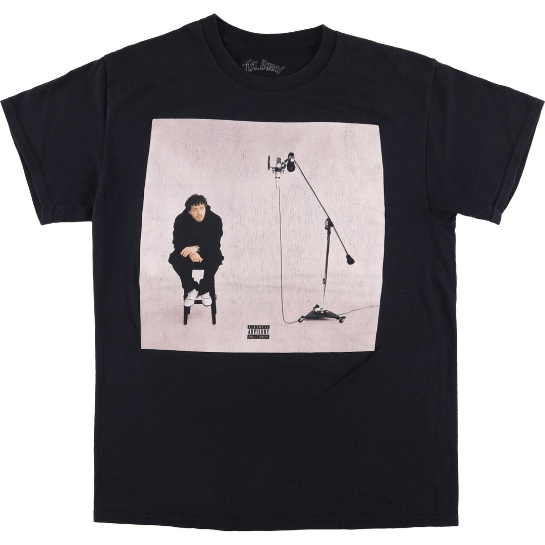 Jack Harlow Band T-Shirt, Men's Size Small cotton black type Vintage Second Hand
