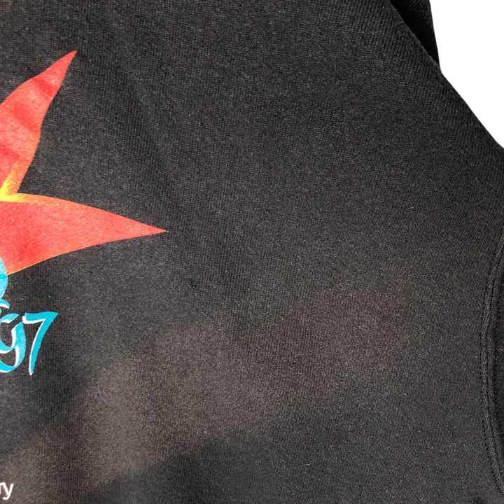 Vintage 90'S Hanes ACTIVEWEAR printed sweatshirt, men's size XXL cotton black type Vintage Second Hand