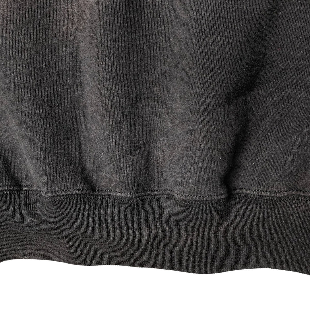 Vintage 90'S Hanes ACTIVEWEAR printed sweatshirt, men's size XXL cotton black type Vintage Second Hand