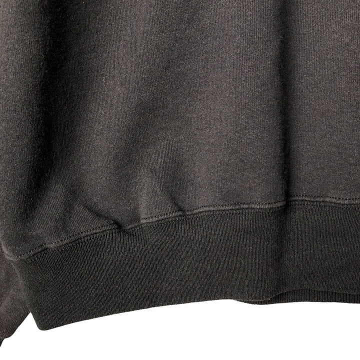Vintage 90'S Hanes ACTIVEWEAR printed sweatshirt, men's size XXL cotton black type Vintage Second Hand