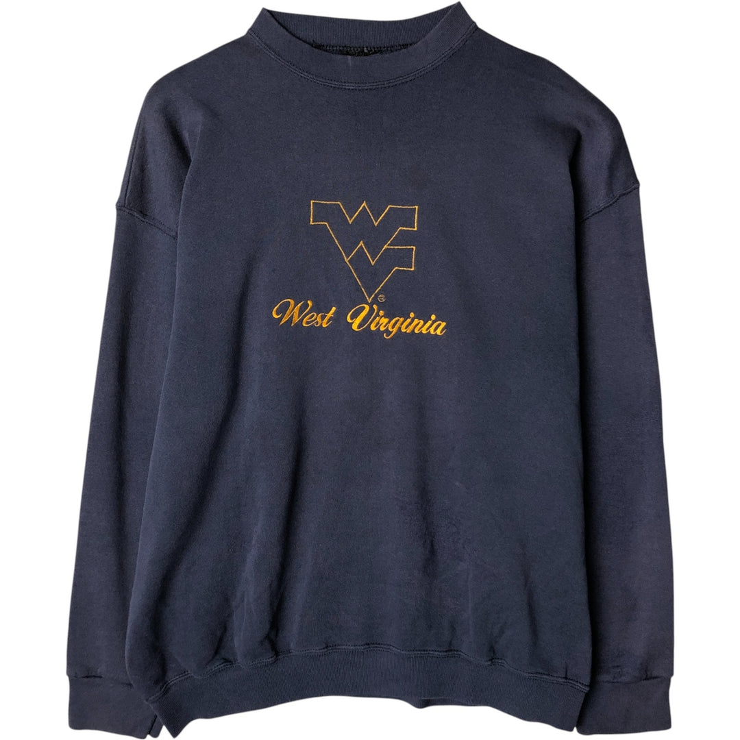 Mock neck sweatshirt, men's size M unclear navy blue type Vintage Second Hand
