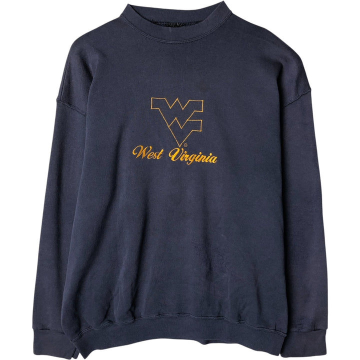 Mock neck sweatshirt, men's size M unclear navy blue type Vintage Second Hand