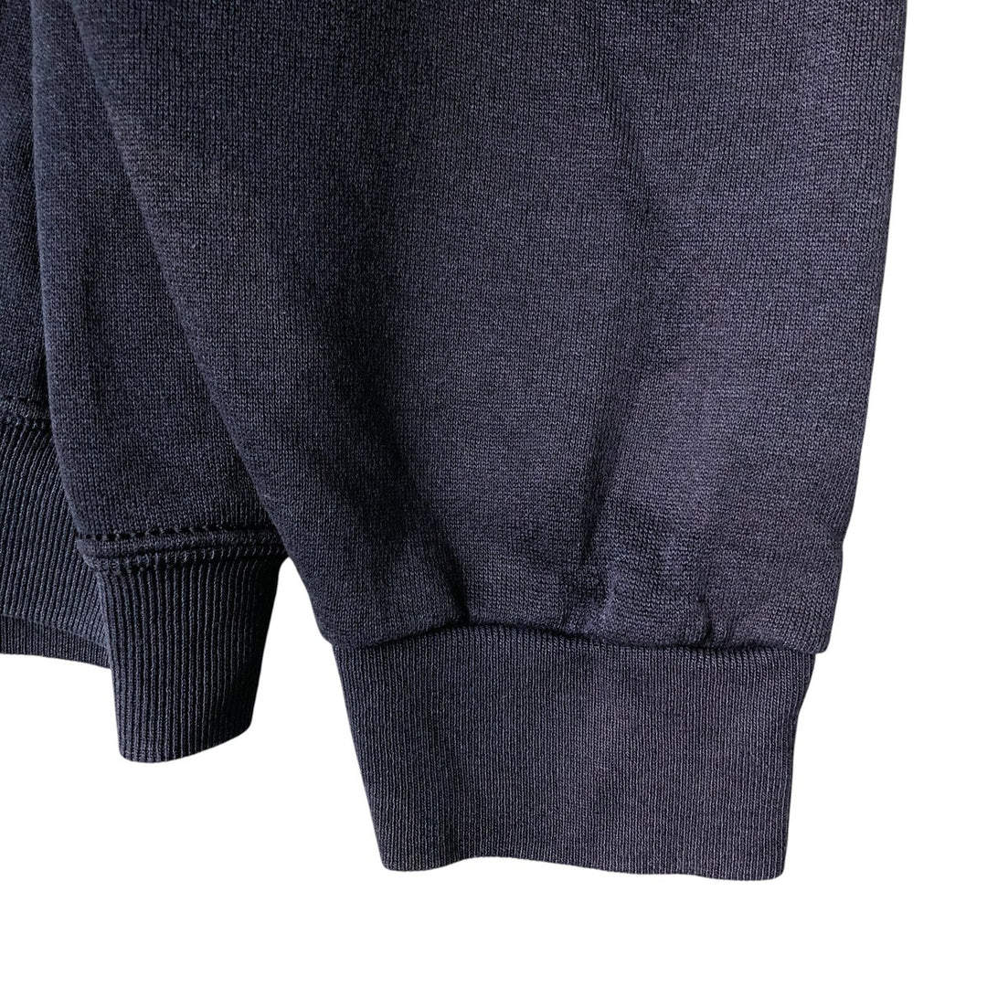 Mock neck sweatshirt, men's size M unclear navy blue type Vintage Second Hand