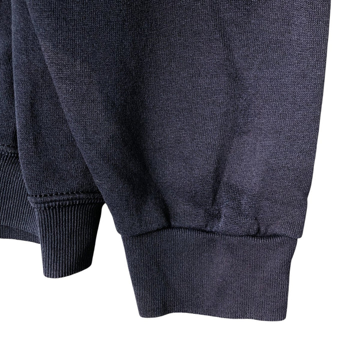 Mock neck sweatshirt, men's size M unclear navy blue type Vintage Second Hand