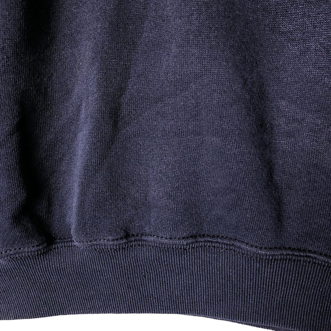 Mock neck sweatshirt, men's size M unclear navy blue type Vintage Second Hand