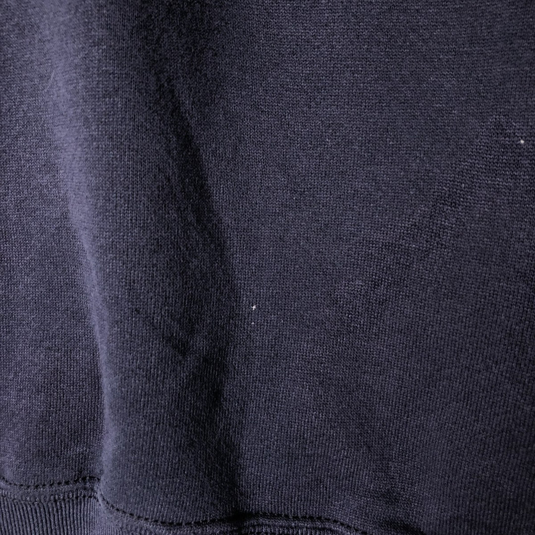 Mock neck sweatshirt, men's size M unclear navy blue type Vintage Second Hand