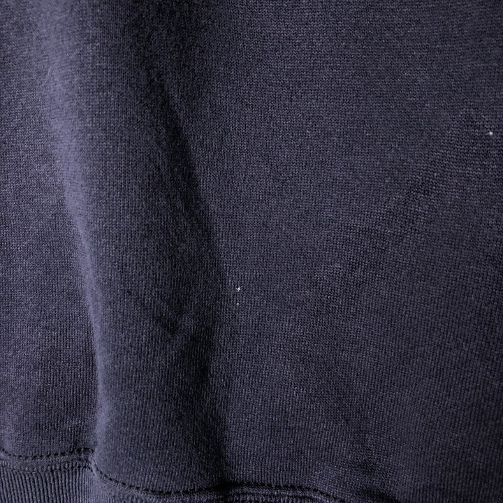 Mock neck sweatshirt, men's size M unclear navy blue type Vintage Second Hand