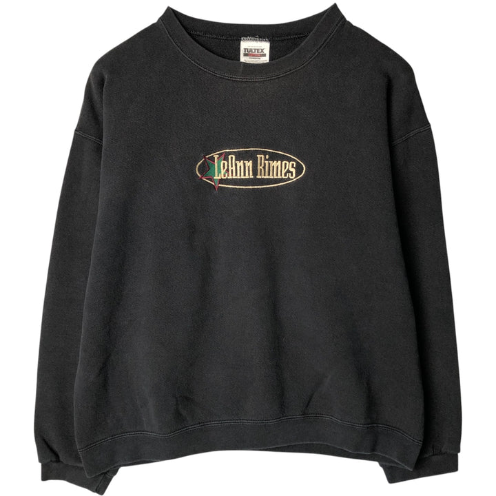 TULTEX LeAnn Rimes Band Sweatshirt, Men's XL cotton black type Vintage Second Hand