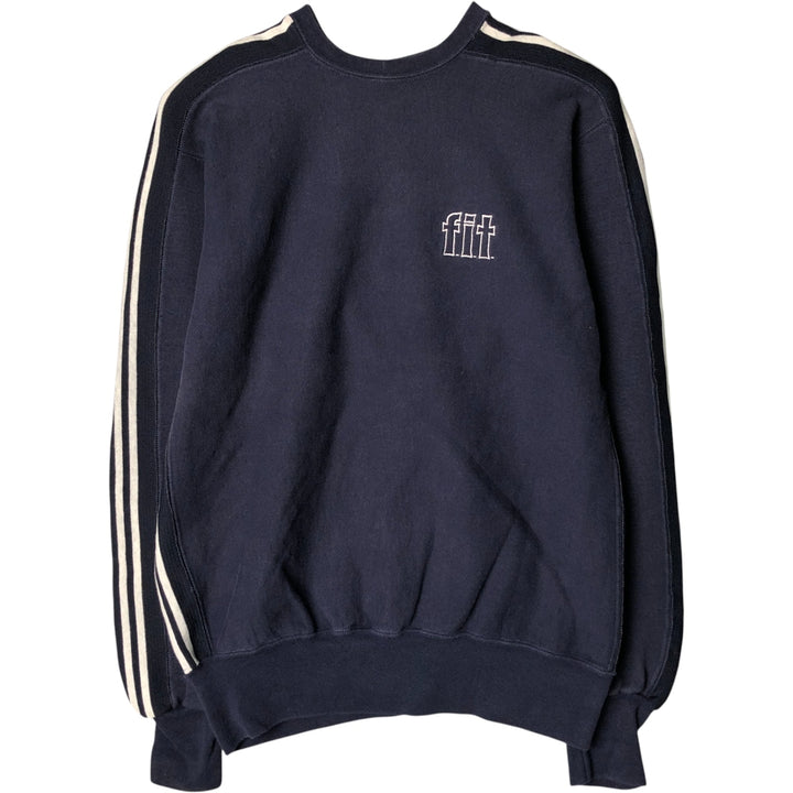 Vintage 90'S MV SPORT PROWEAVE logo sweatshirt, Made in USA, Men's size M cotton navy blue type Vintage Second Hand