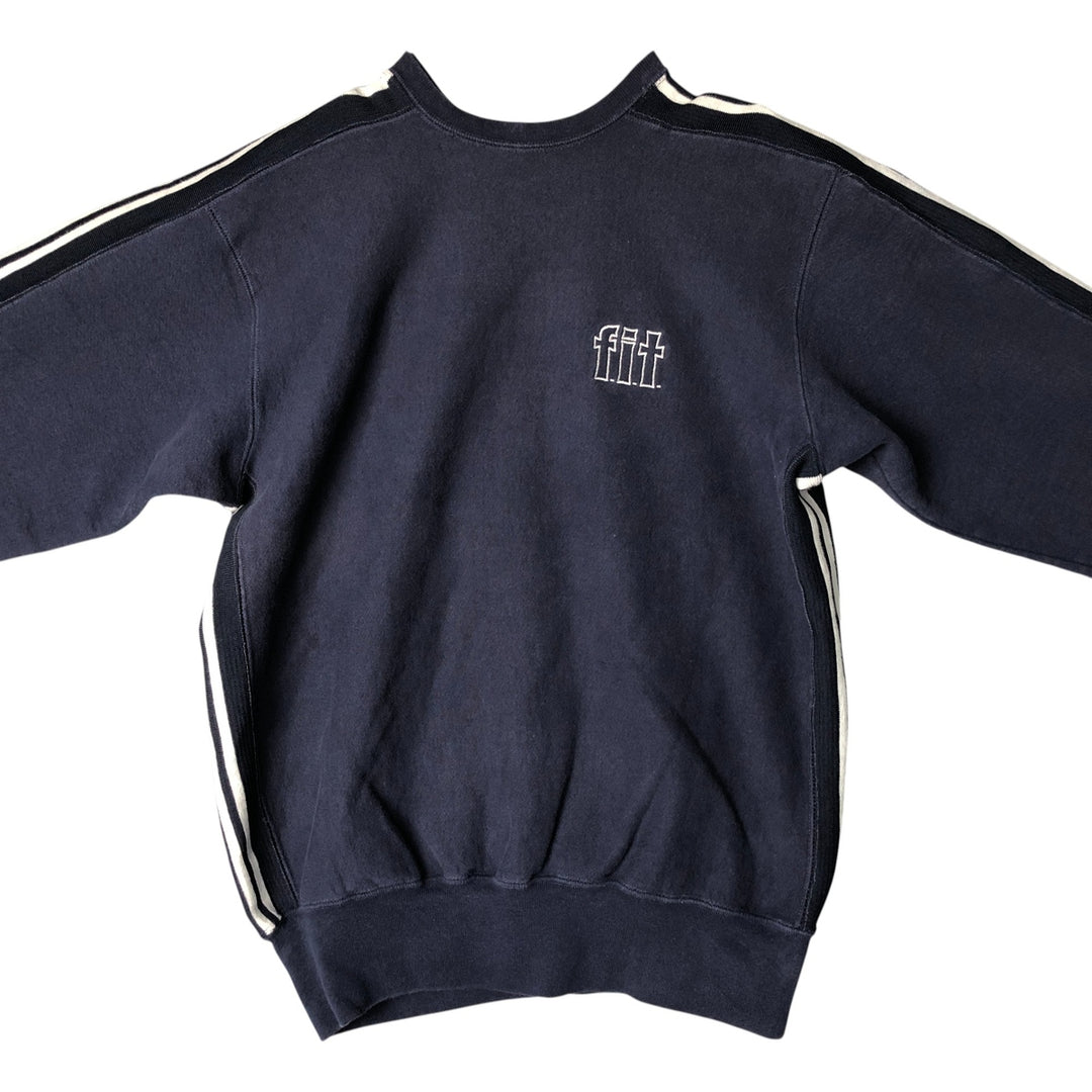 Vintage 90'S MV SPORT PROWEAVE logo sweatshirt, Made in USA, Men's size M cotton navy blue type Vintage Second Hand