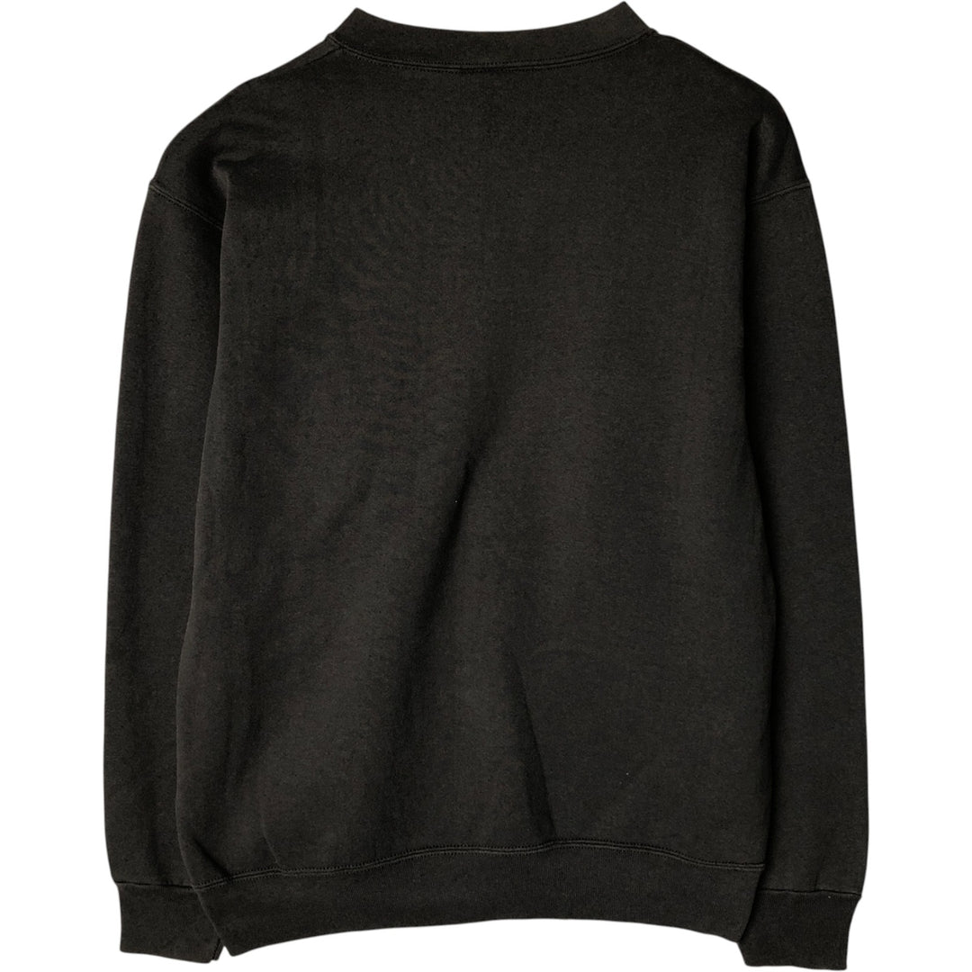 90'S ONEITA Sweatshirt, Made in USA, Men's Size L, Vintage polyester black type Vintage Second Hand