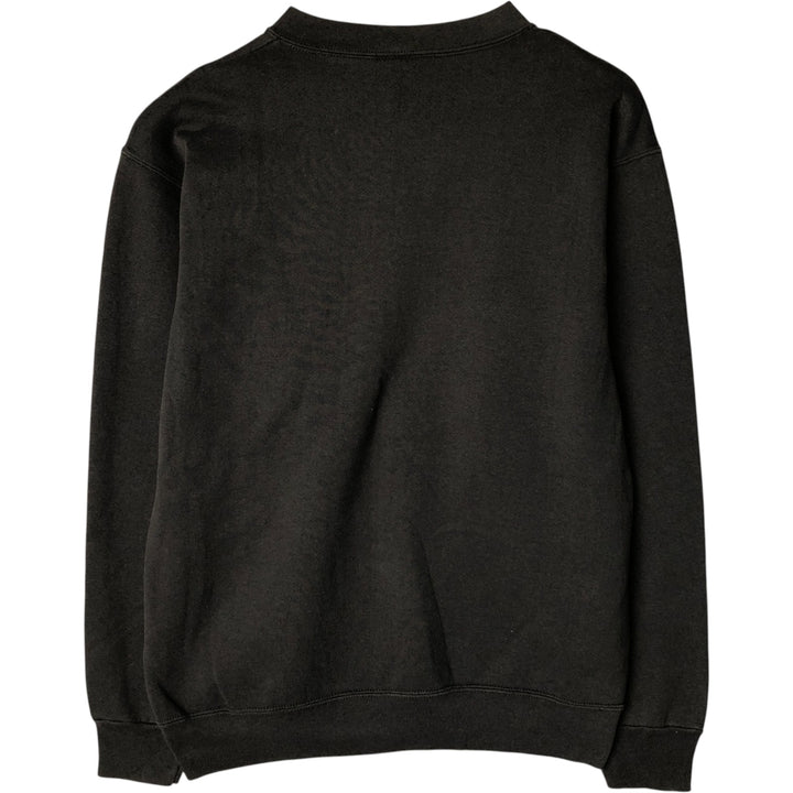 90'S ONEITA Sweatshirt, Made in USA, Men's Size L, Vintage polyester black type Vintage Second Hand