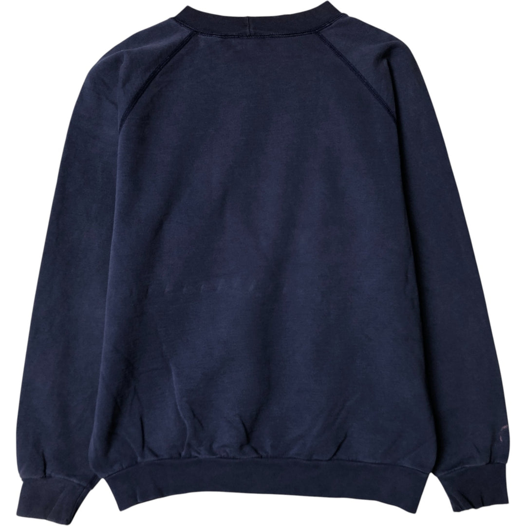 Vintage 90'S NORTHERN printed sweatshirt, size L, men's unclear navy blue type Vintage Second Hand