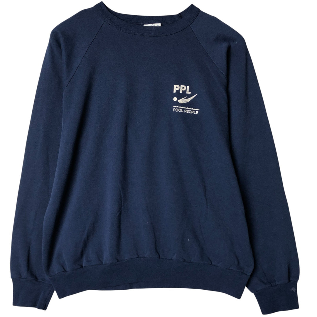 Vintage 1980'S Penmans printed sweatshirt, men's size XL unclear navy blue type Vintage Second Hand