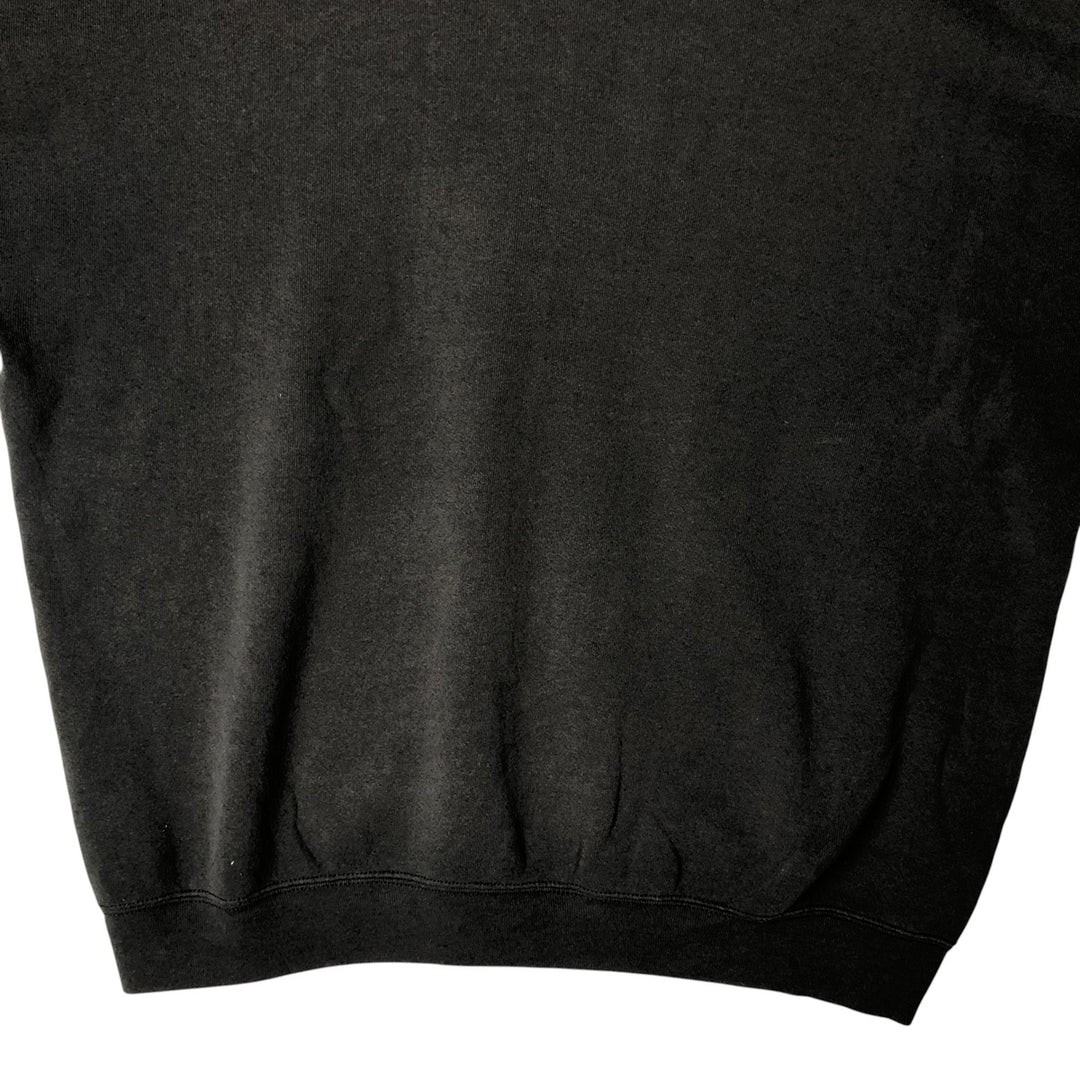 90'S Fruit of the Loom printed sweatshirt, men's XXL size, vintage cotton black type Vintage Second Hand