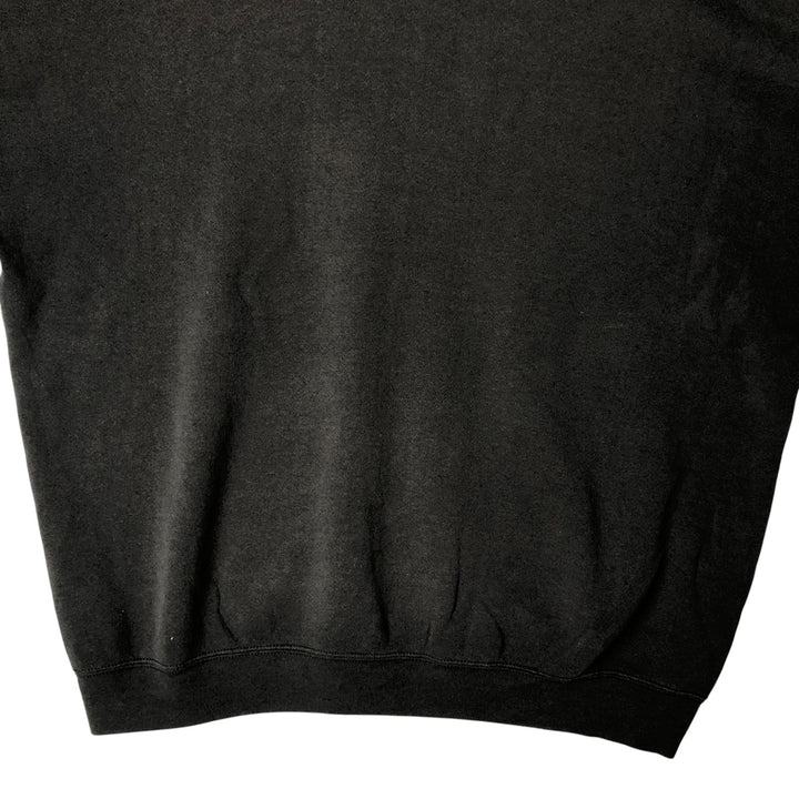 90'S Fruit of the Loom printed sweatshirt, men's XXL size, vintage cotton black type Vintage Second Hand