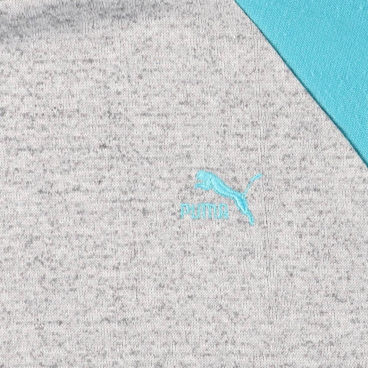 Vintage 80s-90'S Puma logo sweatshirt, size S, men's polyester gray type Vintage Second Hand