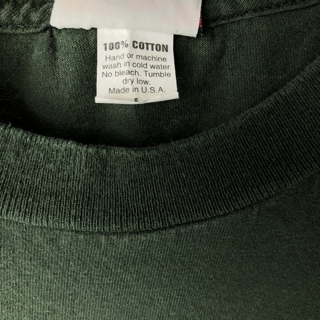 Vintage 90'S O'NEILL surf/skate T-shirt, Made in USA, Men's Size L cotton Green type dark green Vintage Second Hand