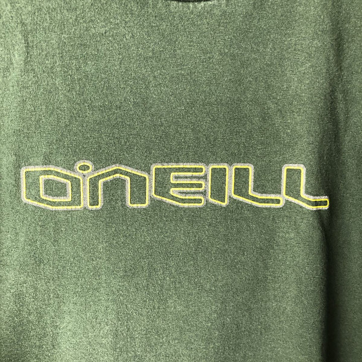 Vintage 90'S O'NEILL surf/skate T-shirt, Made in USA, Men's Size L cotton Green type dark green Vintage Second Hand