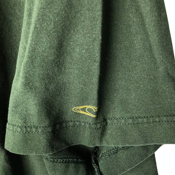 Vintage 90'S O'NEILL surf/skate T-shirt, Made in USA, Men's Size L cotton Green type dark green Vintage Second Hand