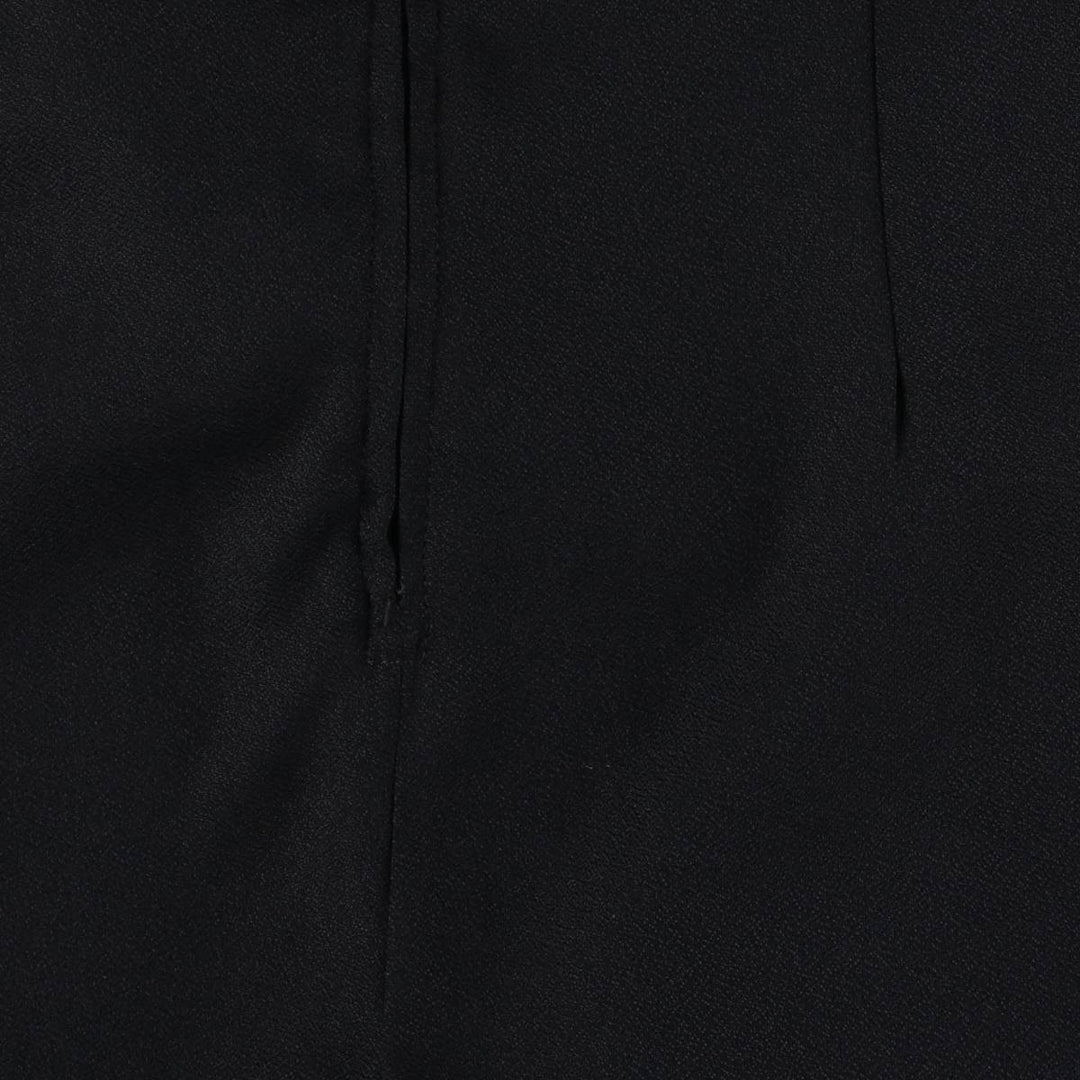 Vintage 60s-70'S Michael Marcella puff sleeve midi dress, made in the USA, women's size XL unclear black type Vintage Second Hand