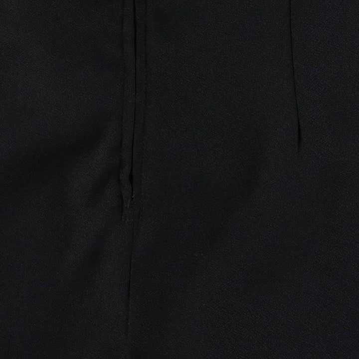 Vintage 60s-70'S Michael Marcella puff sleeve midi dress, made in the USA, women's size XL unclear black type Vintage Second Hand